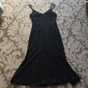Nicole Miller black lace cocktail dress